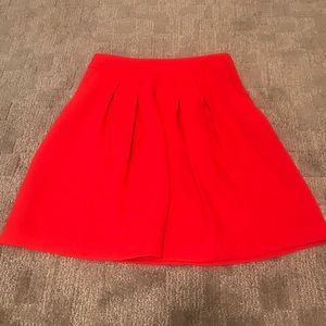 Red banana republic A-line skirt
